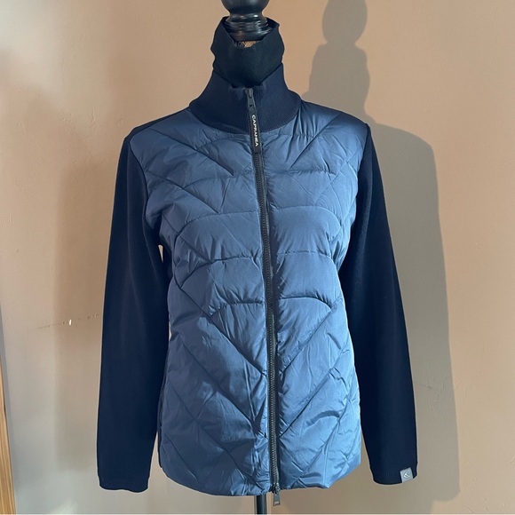 Capranea Bella Tola midlayer jacket, Navy Size 42/12 Like new! - Picture 2 of 9